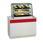 Thumbnail image #1 for Federal Industries Countertops CD3628 35-Inch Countertop Non-Refrigerated Pastry Display Case, Curved Glass, 2-Tier Adjustable Shelves