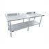 Thumbnail image #1 for Sapphire Manufacturing SMTEB-2484G Sapphire Stainless Steel Prep Tables