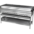 Thumbnail image #1 for Jade Range (Middleby) Titan JCB-60 60-Inch Gas Chicken Broiler, 10 Independently Controlled Burners, Floor Model, Stainless Steel