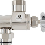 Thumbnail image #1 for Fisher 21482 Brass Commercial Add-On Pre-Rinse Faucet with 2-Part Swivel Spout, 4-Inch Riser, Cross Handle, 3/4-Inch Inlets