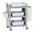 Thumbnail image #1 for Vollrath Closed-End Structural Foam Plastic Utility Cart, 3-Shelf, 200 lb Capacity
