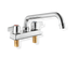 Thumbnail image #1 for Steel Works Stainless Deck-Mount Manual Faucet with 4-Inch Centers and 8-Inch Swing/Swivel Spout
