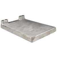 Micro Matic 8 x 12 Inch 2-Product Cold Plate Cold Block with 1/4 Inch x 12 Foot Stainless Steel Tubing