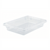 Thumbnail image #1 for Winco Half-Size Clear Polycarbonate Food Storage Box, 3-1/2 Inch Deep, 1.75 Gallon