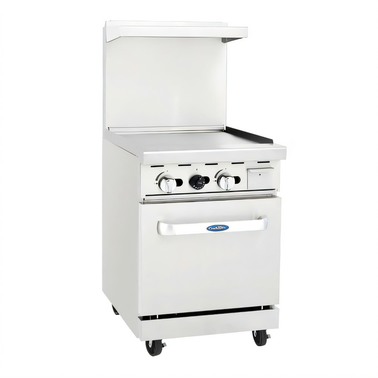 Product image #1 for CookRite 24-Inch Natural Gas Range with Griddle Top and Space Saver Oven