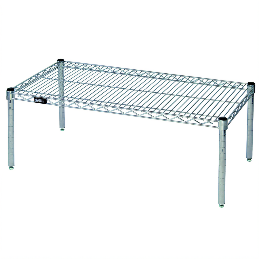 Product image #1 for Quantum Chrome Plated Platform Dunnage Rack, 60 Inch x 24 Inch x 14 Inch, 600-800 lb. Capacity