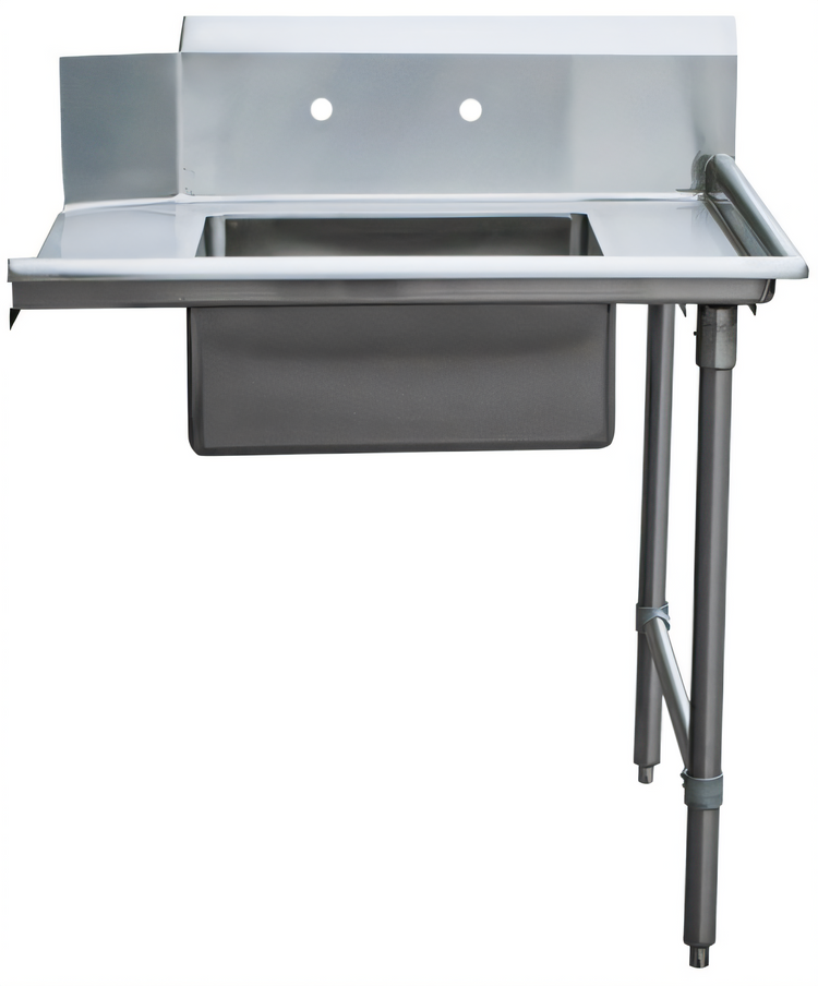 Product image #1 for 36-Inch Right-Side Soiled Dish Table with Sink, Straight, Stainless Steel