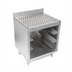 Thumbnail image #1 for John Boos Underbar Glass Rack Storage Unit with Drainboard and Open Front Base, 24 x 21 x 32.5 Inches