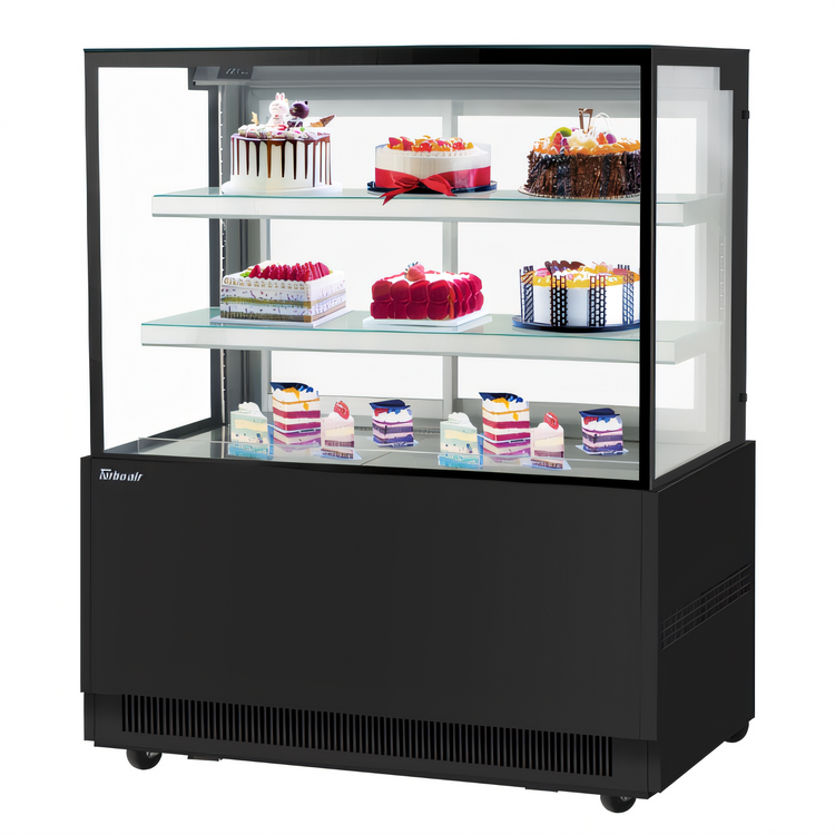 Product image #1 for Turbo Air Full-Service Refrigerated Bakery Display Case with Straight Tempered Glass Front