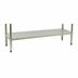 Thumbnail image #1 for Omcan 60 x 30 Inch Stainless Steel Undershelf for 19145 Worktable