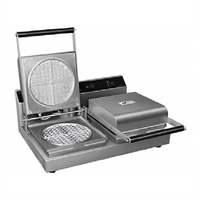 Hatco Quick Ship Double Belgian Round Countertop Waffle Maker