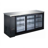 Hurakan by Equip.me HKN-GBB2472GSE Back Bar Coolers