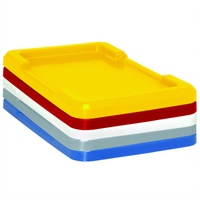Quantum LID2516-8 Square Food Storage Containers Case of 6