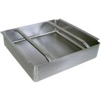 Thumbnail image #1 for John Boos PB-DTA-20-01-X Stainless Steel Dish Table Pre-Rinse Basket with Welded Slide Bar, Fits 20 x 20-Inch Sink