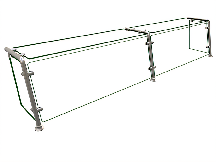 Product image #1 for Hatco EP21-08412 Flav-R-Shield™ Stainless Steel Shelving