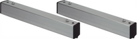 Quantum Two-Skate Floor Track System Kit with Drift Resister, Aluminum