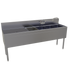Thumbnail image #1 for Glastender 72-Inch Four-Compartment Stainless Steel Underbar Sink Unit with 24-Inch Left Drainboard