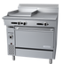 Thumbnail image #1 for Garland Cuisine 36-Inch Heavy Duty Gas Combination Range with 18-Inch Thermostatic Griddle, 18-Inch Hot Top, and Standard Oven