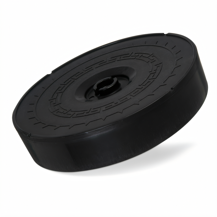 Product image #1 for Carlisle 12-Inch Black Polypropylene Tortilla Server with Lift-Off Lid