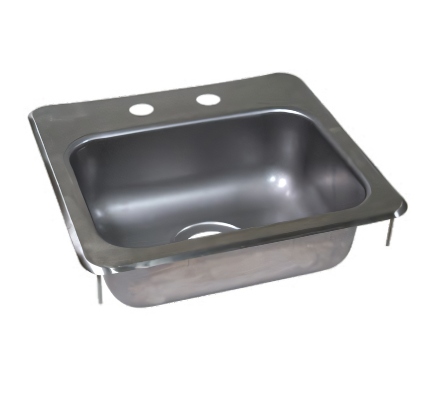 Product image #1 for John Boos Pro-Bowl Drop-In 1-Compartment Stainless Steel Hand Sink, 12-1/2 x 10-1/2 x 6 Inch Bowl