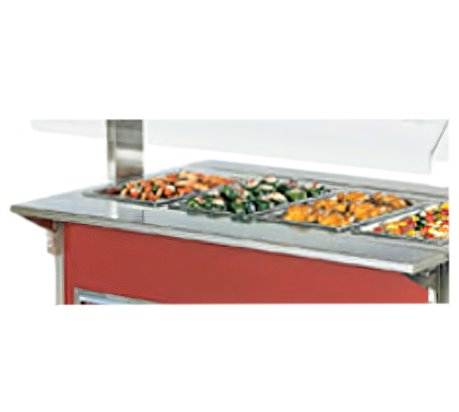 Product image #1 for Vollrath 4-Series Signature Server Stainless Steel ADA Countertop Outside Corner Plate Rest Station