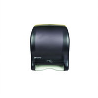 Smart Essence Classic Touchless Electronic Roll Towel Dispenser, Compact Wall Mount, Black Pearl