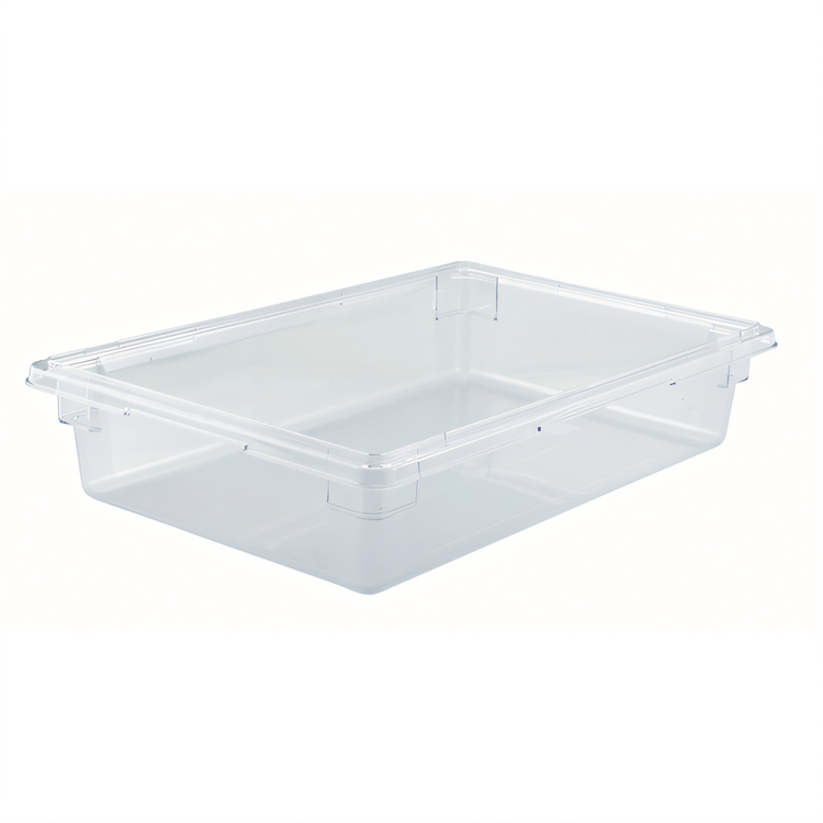Product image #1 for Winco Full-Size 6-Inch Deep Clear Polycarbonate Food Storage Box, 9 Gallons