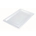Thumbnail image #1 for Winco Half-Size Clear Polycarbonate Food Storage Box Cover for 12 x 18 Inch Containers