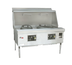 Thumbnail image #1 for EcoDeck Gas Waterless 2-Chamber Wok Range with Integrated Sink and Water Wash Bar