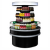 Thumbnail image #1 for Turbo Air 48-Inch Open Curved Island Display Self-Serve Refrigerated Merchandiser, 11.2 Cu. Ft., Black, R-290
