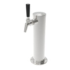 Thumbnail image #1 for Perlick Corporation EA2100-1-2 Air-Cooled Single-Faucet Countertop Draft Beer Tower, Polished Chrome