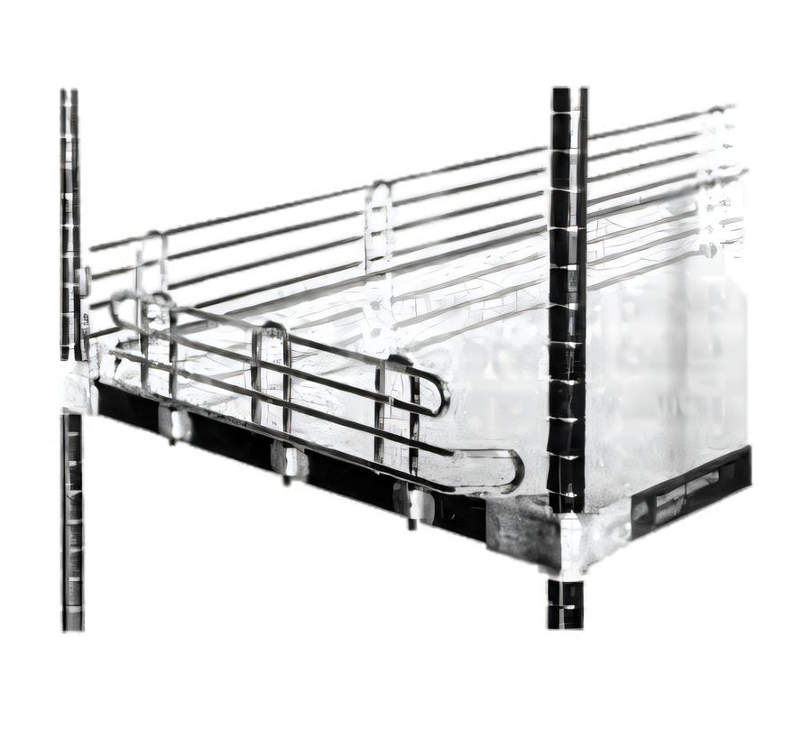 Product image #1 for Metro Super Erecta 18-Inch x 4-Inch Stainless Steel Shelf Ledge for Solid Shelves