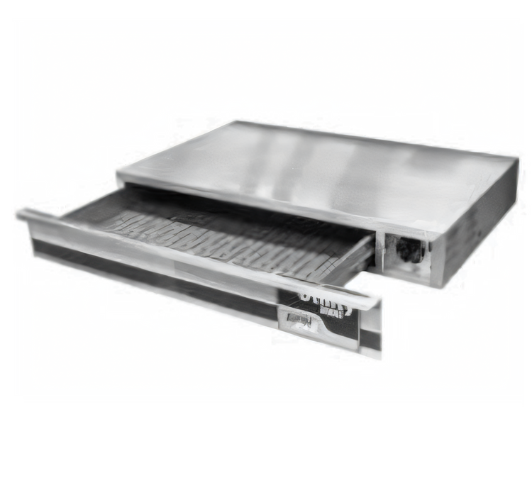 Product image #1 for APW Wyott X*PERT SPTU-50N Stainless Steel Heat & Hold Thermo Drawer for 50-Size Roller Grills