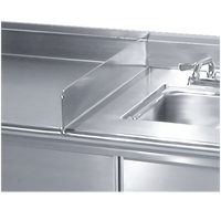 Advance Tabco TA-56 5-Inch Tall NSF Partition