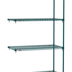 Thumbnail image #1 for Metro Super Erecta SA-2424K3-86-A4 Super Adjustable Super Erecta Wire Add-On Wire Shelving Unit, 24"W x 24"D x 86"H, 800 lb. capacity per shelf, 2000