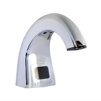 Rubbermaid Commercial OneShot Touch-Free Counter-Mounted Liquid Soap Dispenser, Polished Chrome, for 800/1600 mL Refills
