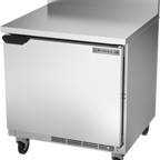 Thumbnail image #1 for Beverage Air WTR32AHC-FIP 32-Inch One-Section Worktop Refrigerator, 7.2 Cu. Ft., Solid Door, Foamed-In-Place Backsplash