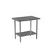 Thumbnail image #1 for Mixrite 48-Inch x 30-Inch Stainless Steel Work Table with Adjustable Undershelf