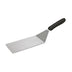 Thumbnail image #1 for Winco 8-Inch x 4-Inch Stainless Steel Turner with Black Slip-Resistant Polypropylene Handle
