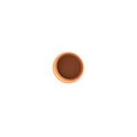 American Metalcraft Marra Collection 4 oz. Round Melamine Pot, Terracotta