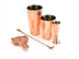 Thumbnail image #1 for Barfly Diamond Lattice 5-Piece Copper-Plated Cocktail Tool Set