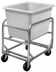 Thumbnail image #2 for Channel Manufacturing 6-Bushel Aluminum Frame Bulk Poly Cart with 5-Inch Swivel Casters