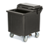 Thumbnail image #1 for Cateraide™ 125 lb. Mobile Insulated Ice Caddy with Shelf and Drain Faucet, Black