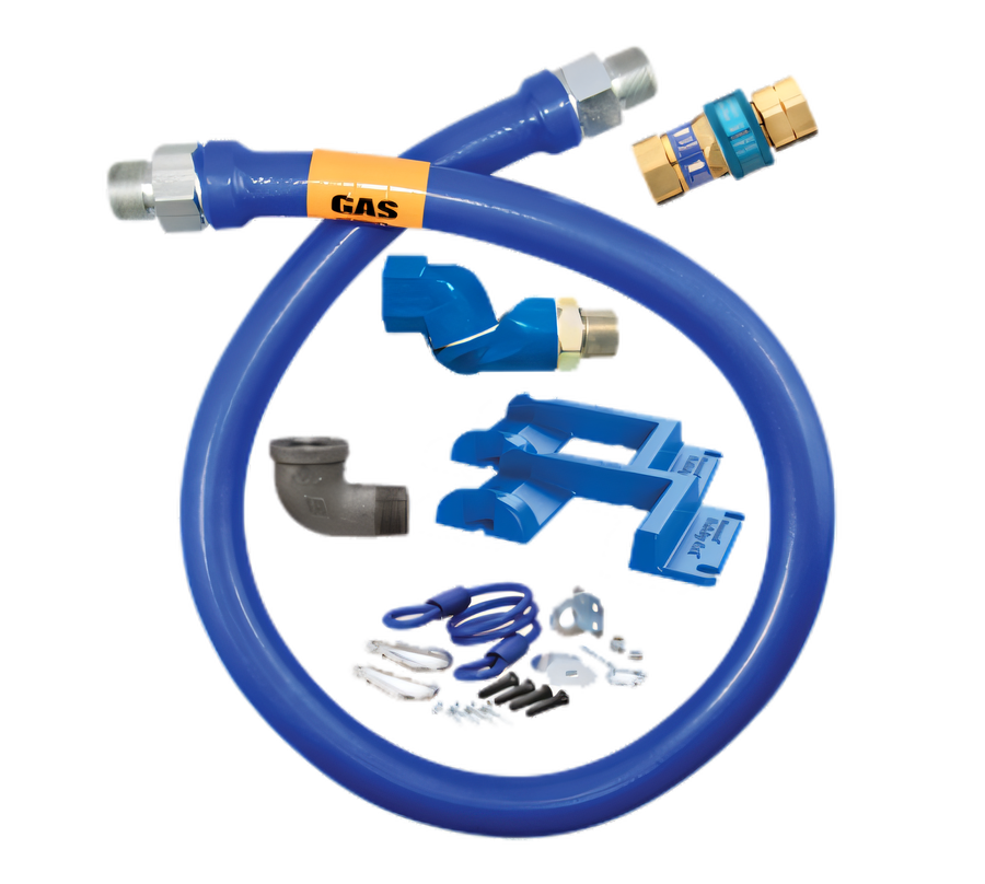 Product image #1 for Dormont Manufacturing 1675BPQSR48BXPS Dormont Blue Hose Gas Hose