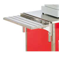 Vollrath 4-Series Signature Server Operator Side V-Rib Stainless Steel Tray Slide, 28 x 12 Inches
