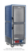 Thumbnail image #1 for Metro C5 3 Series Mobile Full-Height Heated Holding & Proofing Cabinet with Blue Insulation Armour, Dutch Clear Doors, 35-Pan Capacity