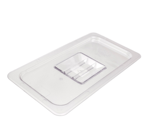 Product image #1 for Crestware 1/4 Size Flat Solid Clear Polycarbonate Food Pan Cover