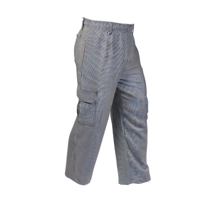Product image #1 for Mercer Culinary Genesis Unisex Houndstooth Cargo Chef Pants - Small