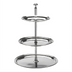 Thumbnail image #1 for American Metalcraft Three-Tier Round Stainless Steel Display Stand