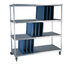 Thumbnail image #1 for New Age Mobile Aluminum Tray-Drying Rack for 18 x 26 Inch Trays, 2 Levels, 80-Tray Capacity